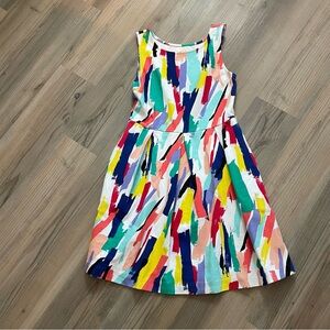 Kate Spade Colorful Abstract Kids Dress Size 14